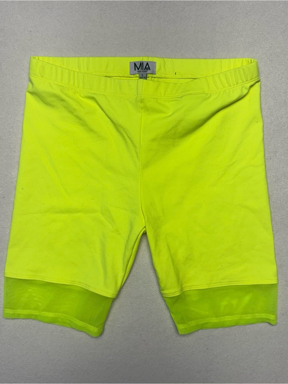 MIA Neon Biker Shorts L